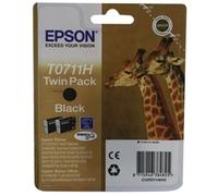 Epson Giraffe Twinpack Black T0711H DURABrite Ultra Ink