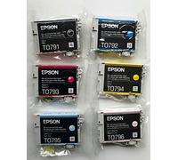 Epson T0791 T0792 T0793 T0794 T0795 T0796 Multipack Original Ink Cartridges Stylus Photo 1400/P50/PX700W/710/800FW/810FW/PX660/720WD/730WD/730WD/730WD/820FWDD /830FWD