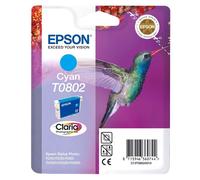 Epson T0802 Cyan Original Ink Cartridge (Hummingbird) (T080240)