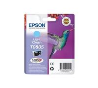 Epson T0805 Light Cyan Hummingbird Genuine Ink, Claria Photo HD Ink Cartridge