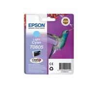 Epson T0805 Light Cyan Hummingbird Genuine Ink, Claria Photo HD Ink Cartridge