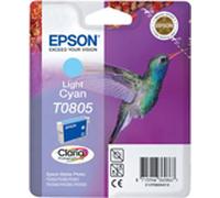 Genuine Epson T0805 Light Cyan Ink Cartridge for Stylus R360 PX660 PX700W