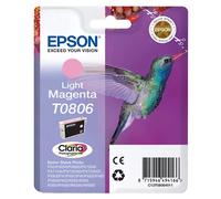 Epson T0806 (T080640) Light Magenta Original Ink Cartridge (Hummingbird)