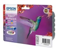 Epson T0807 Ink Cartridge Claria Photographic Hummingbird Multipack CMYK/Lt Cy/Lt Mag C13T08074011