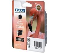 Epson T0878, Print Cartridge, 1 x Matte Black, blister with RF alarm, Genuine, Amazon Dash Replenishment Ready