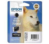 Epson T0968 Ink Cartridge, Matte Black, Genuine