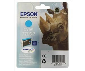 Epson T1002 Ink Cartridge, Cyan, Genuine, Amazon Dash Replenishment Ready