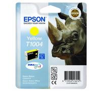 Epson T1004 Yellow Ink Cartridge for SX600FW, B40W/BX600FW, Genuine, Amazon Dash Replenishment Ready