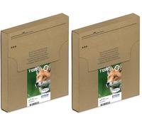 Epson T1281 Black Fox Genuine, DURABrite Ultra Ink Cartridge (Pack of 2)