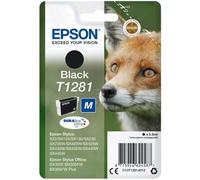 Epson T1281 Fox Black Ink Cartridge (C13T12814010) Stylus S22 SX125 SX130 SX235