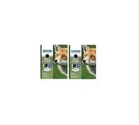 T1281 x2 Original Durabrite Fox Ink Cartridges, Black (Twin Pack), Genuine