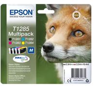Epson Fox Multipack 4-colours T1285 DURABrite Ultra Ink