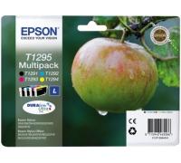 Epson T1291,2,3,4 Original Epson T1295 DuraBrite Ultra Apple High Capacity Multi Pack BK/C/M/Y Ink Cartridges