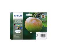 Epson T1295 Black/Cyan/Magenta/Yellow Ink Cartridges (4 Pack) C13T12954012 Stand
