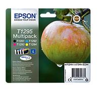 Epson T1295 Original Ink Cartridge C13T12954012 Black& 3 Colours Multipack Pack of 4