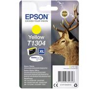 Epson T1304, DuraBrite Ultra Stag Yellow Ink jet Printer Cartridge, C13T13044012