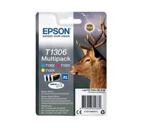 Epson T1306 Stag DURABrite Ultra Ink Cartridge CMY Multipack C13T13064012
