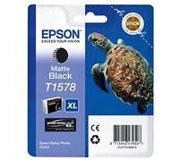 Epson T1578 Print Cartridge, Matte Black, Genuine