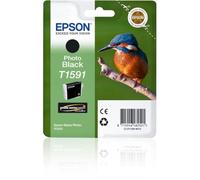 Epson T1591 Print Cartridge, Photo Black, Genuine