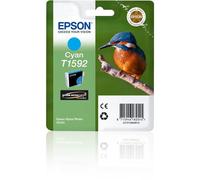 Epson T1592 Cyan. Supply type: Single pack Colour ink page yield: 1200 pages Colour ink volume: 17 ml Printing colours: Cyan Quantity per pack: 1 pc(s)