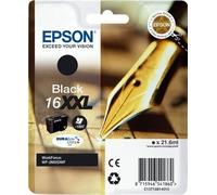 Epson 16XXL extra high capacity black ink cartridge 1,000 pages Pack of 1