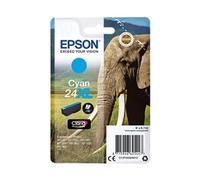Epson Elephant Singlepack Cyan 24XL Claria Photo HD Ink