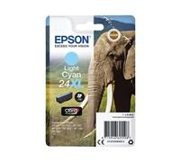Epson Elephant Singlepack Light Cyan 24XL Claria Photo HD Ink