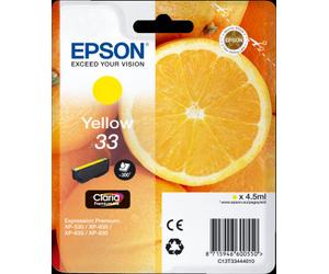 Epson T334440 Original Yellow Epson 33 Ink Cartridge (T3344) Printer Cartridge