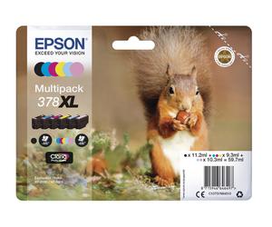 Epson T379840 Original 6 Colour Multipack Epson 378XL Ink Cartridge (T3798) Printer Cartridge