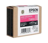 Epson Ink Cartridge C13T580A00 (T580A) - Original Vivid Magenta