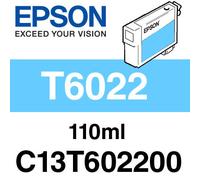 Epson 110 ml Ink Cartridge for Stylus Pro78/9800, Cyan, Genuine