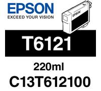 Epson T6121 Photo Black 220ml Ink Cartridge