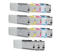 Epson T636 - 3 Full Set Replacement Ink Cartridges (T6361/T6362/T6363/T6364/T6368) + 3 Free Blacks