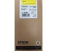 Epson T6534 Yellow Cartridge - 200ml (For Epson Stylus Pro 4900)