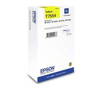 Epson T7554 Yellow Genuine, XL High Yield Ink Cartridge DuraBrite Ultra