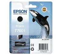 Epson T760140 Killer Whale T7601 Ink Cartridge, Photo Black, Genuine