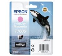 Epson T7606 Killer Whale Vivid Light Standard Capacity Magenta Ink Cartridge 26ml