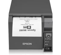 Epson TM-T70II (025A1): Serial + Built-in USB PS Black UK Thermal POS printer 180 x 180 DPI 250 mm/sec 80 mm Wired