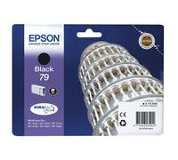 Epson Tower of Pisa Singlepack Black 79 DURABrite Ultra Ink. Cartridge capacity: Standard Yield Black ink type: Pigment-based ink Black ink volume: 14.4 ml Supply type: Single pack Printing colours: B