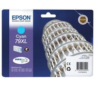 Epson 79XL Leaning Of Pisa Cyan Genuine, XL High Yield Ink Cartridge DuraBrite Ultra