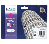 Epson 79XL Leaning Tower Of Pisa Magenta Genuine, XL High Yield Ink Cartridge DuraBrite Ultra