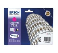 Epson Tower of Pisa Singlepack Magenta 79XL DURABrite Ultra Ink. Colour ink type: Pigment-based ink Cartridge capacity: High (L) Yield Supply type: Single pack Colour ink volume: 17.1 ml Printing colo