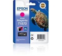 Genuine Original Epson T1573 Vivid Magenta Ink Cartridge C13T15734010 Turtle