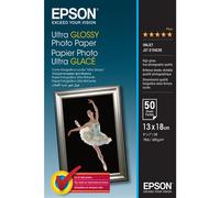 Epson Ultra Glossy Photo Paper - 13x18cm - 50 Sheets Ultra gloss 300 g/m 50 sheets - Expression Premium XP-900 - Expression Premium XP-830 - Expression Premium XP-820 - Expression... 130 mm 180 mm