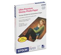 Epson Ultra Premium Gloss Photo Paper 11.8 Mil 8.5 X 11 Bright White 50/Pack