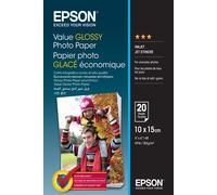 Epson Value | Glossy Photo Paper 10x15cm (6x4 inch) | 20 Sheet | 183gsm - C13S400037
