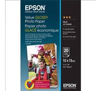 Epson Value Glossy Photo Paper - 10x15cm - 20 sheets [C13S400037]