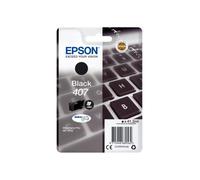 Epson 407 Black Keyboard Genuine, Ink Cartridge DuraBrite Ultra WorkForce Pro WF-4745DTWF
