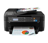 Epson WorkForce WF-2750DWF Print/Scan/Copy/Fax Wi-Fi Printer, Black, Amazon Dash Replenishment Ready (Old Model)