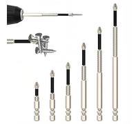 Eptchn MagFixer High-Magnetic Screwdriver Drill Bit Set, 2025 New k5 Impact Resistant Non Slip Bit, Anti Slip Screwdriver Bits for Dry Wall, Sheetrock (6pc)